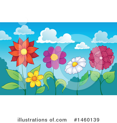 Royalty-Free (RF) Flower Clipart Illustration by visekart - Stock Sample #1460139