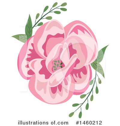 Royalty-Free (RF) Flower Clipart Illustration by Cherie Reve - Stock Sample #1460212