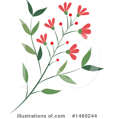Royalty-Free (RF) Flower Clipart Illustration by Cherie Reve - Stock Sample #1460244