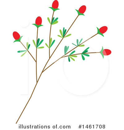 Royalty-Free (RF) Flower Clipart Illustration by Cherie Reve - Stock Sample #1461708