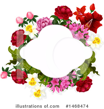 Royalty-Free (RF) Flower Clipart Illustration by Vector Tradition SM - Stock Sample #1468474