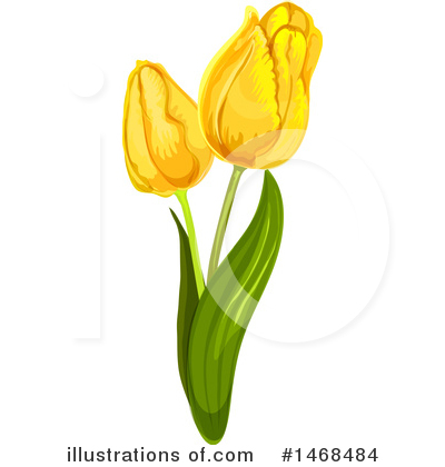 Royalty-Free (RF) Flower Clipart Illustration by Vector Tradition SM - Stock Sample #1468484