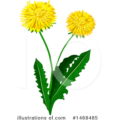 Royalty-Free (RF) Flower Clipart Illustration by Vector Tradition SM - Stock Sample #1468485