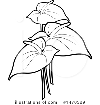 Royalty-Free (RF) Flower Clipart Illustration by Lal Perera - Stock Sample #1470329