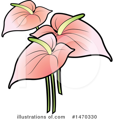Royalty-Free (RF) Flower Clipart Illustration by Lal Perera - Stock Sample #1470330