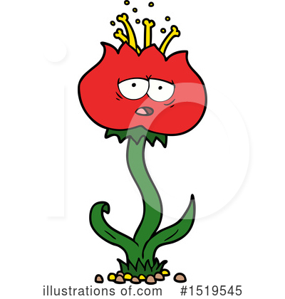 Royalty-Free (RF) Flower Clipart Illustration by lineartestpilot - Stock Sample #1519545