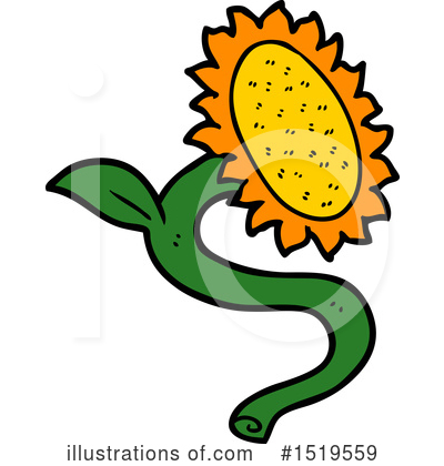 Royalty-Free (RF) Flower Clipart Illustration by lineartestpilot - Stock Sample #1519559