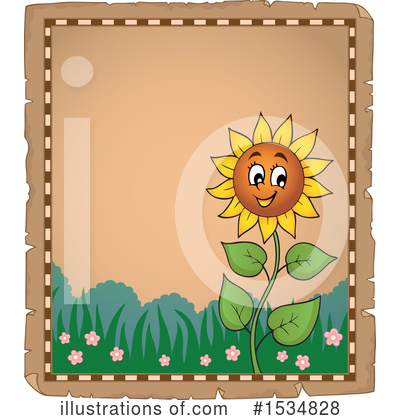 Royalty-Free (RF) Flower Clipart Illustration by visekart - Stock Sample #1534828