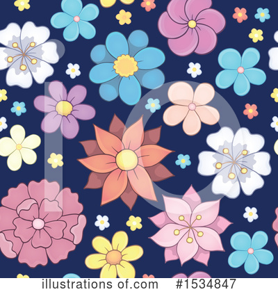 Royalty-Free (RF) Flower Clipart Illustration by visekart - Stock Sample #1534847