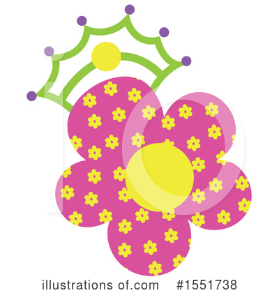 Royalty-Free (RF) Flower Clipart Illustration by Cherie Reve - Stock Sample #1551738