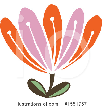 Royalty-Free (RF) Flower Clipart Illustration by Cherie Reve - Stock Sample #1551757