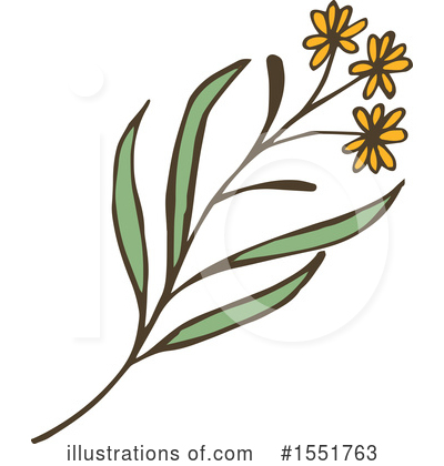 Royalty-Free (RF) Flower Clipart Illustration by Cherie Reve - Stock Sample #1551763
