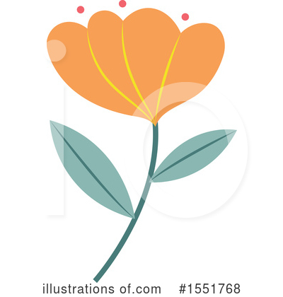 Royalty-Free (RF) Flower Clipart Illustration by Cherie Reve - Stock Sample #1551768