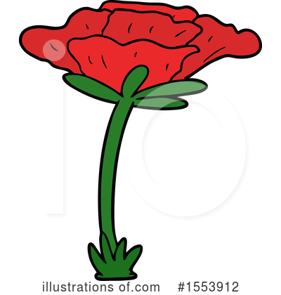 Royalty-Free (RF) Flower Clipart Illustration by lineartestpilot - Stock Sample #1553912