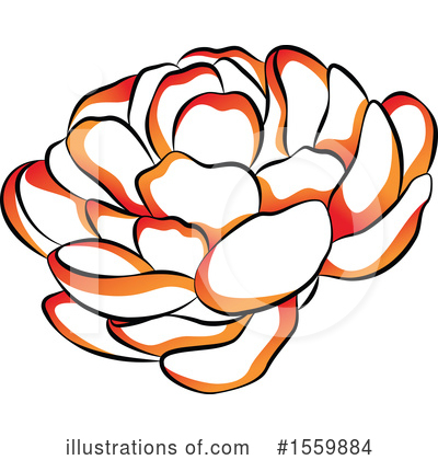 Royalty-Free (RF) Flower Clipart Illustration by Cherie Reve - Stock Sample #1559884