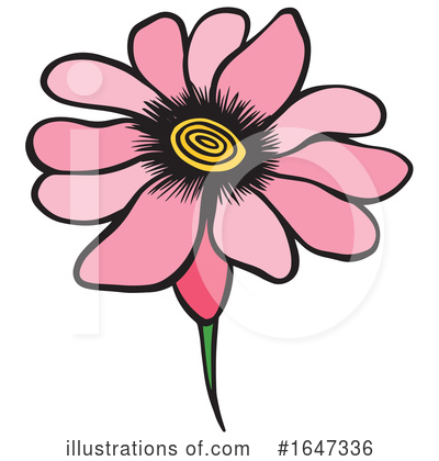 Royalty-Free (RF) Flower Clipart Illustration by Cherie Reve - Stock Sample #1647336