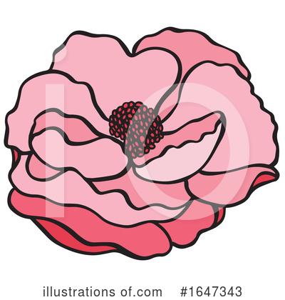 Royalty-Free (RF) Flower Clipart Illustration by Cherie Reve - Stock Sample #1647343