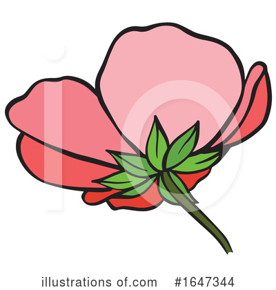Royalty-Free (RF) Flower Clipart Illustration by Cherie Reve - Stock Sample #1647344