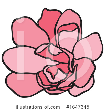 Royalty-Free (RF) Flower Clipart Illustration by Cherie Reve - Stock Sample #1647345
