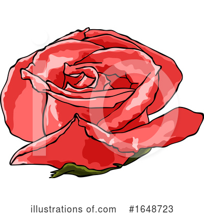 Royalty-Free (RF) Flower Clipart Illustration by dero - Stock Sample #1648723