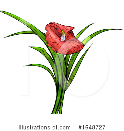 Royalty-Free (RF) Flower Clipart Illustration by dero - Stock Sample #1648727