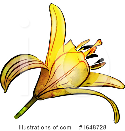 Royalty-Free (RF) Flower Clipart Illustration by dero - Stock Sample #1648728