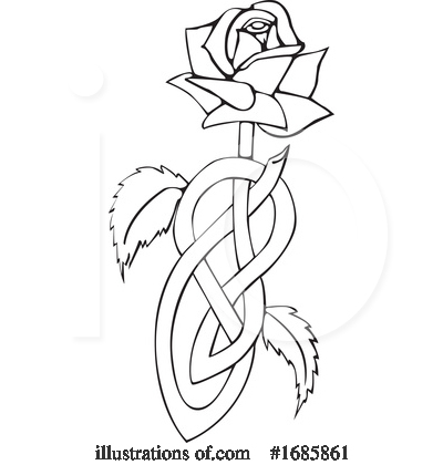Royalty-Free (RF) Flower Clipart Illustration by Morphart Creations - Stock Sample #1685861