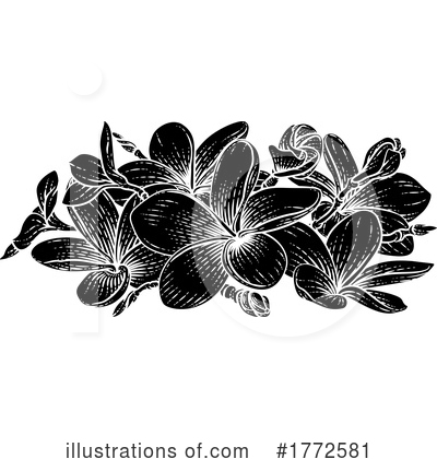 Plumeria Clipart #1772581 by AtStockIllustration