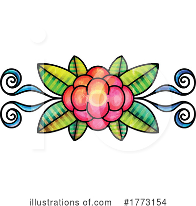Royalty-Free (RF) Flower Clipart Illustration by Prawny - Stock Sample #1773154