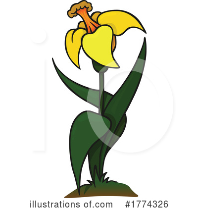 Royalty-Free (RF) Flower Clipart Illustration by dero - Stock Sample #1774326