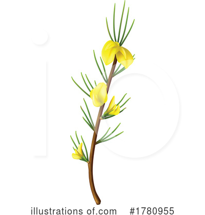 Royalty-Free (RF) Flower Clipart Illustration by Vector Tradition SM - Stock Sample #1780955