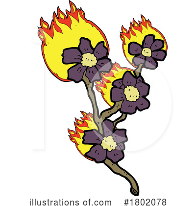 Royalty-Free (RF) Flower Clipart Illustration by lineartestpilot - Stock Sample #1802078