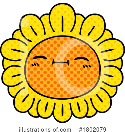 Royalty-Free (RF) Flower Clipart Illustration by lineartestpilot - Stock Sample #1802079