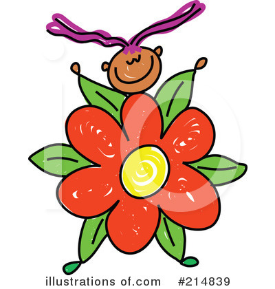 Royalty-Free (RF) Flower Clipart Illustration by Prawny - Stock Sample #214839