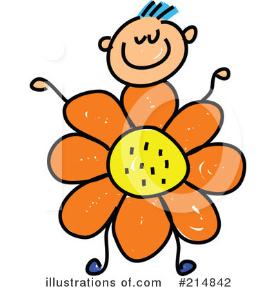 Royalty-Free (RF) Flower Clipart Illustration by Prawny - Stock Sample #214842