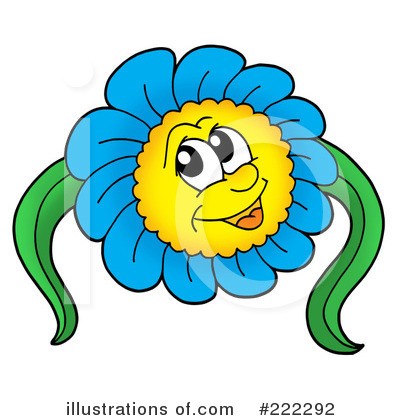 Royalty-Free (RF) Flower Clipart Illustration by visekart - Stock Sample #222292