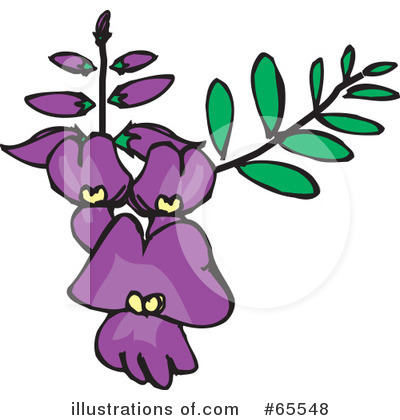 Royalty-Free (RF) Flower Clipart Illustration by Dennis Holmes Designs - Stock Sample #65548