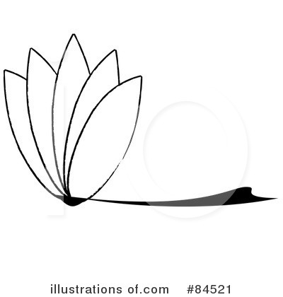 Royalty-Free (RF) Flower Clipart Illustration by Pams Clipart - Stock Sample #84521