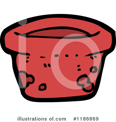 Royalty-Free (RF) Flower Pot Clipart Illustration by lineartestpilot - Stock Sample #1186869