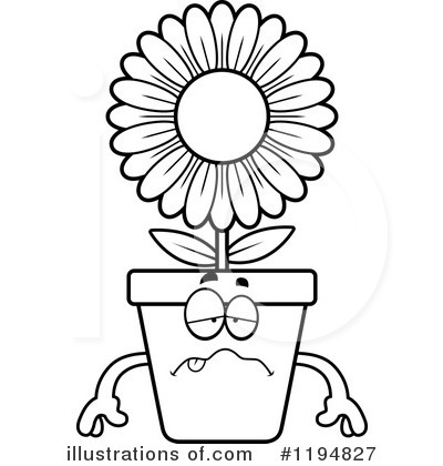 Royalty-Free (RF) Flower Pot Clipart Illustration by Cory Thoman - Stock Sample #1194827