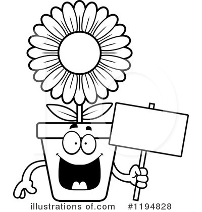 Royalty-Free (RF) Flower Pot Clipart Illustration by Cory Thoman - Stock Sample #1194828