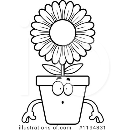 Royalty-Free (RF) Flower Pot Clipart Illustration by Cory Thoman - Stock Sample #1194831