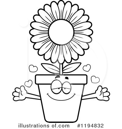 Royalty-Free (RF) Flower Pot Clipart Illustration by Cory Thoman - Stock Sample #1194832