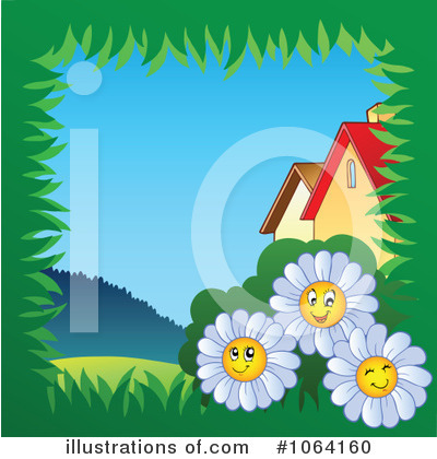 Royalty-Free (RF) Flowers Clipart Illustration by visekart - Stock Sample #1064160