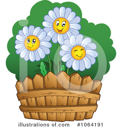 Royalty-Free (RF) Flowers Clipart Illustration by visekart - Stock Sample #1064191
