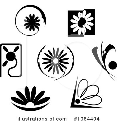 Royalty-Free (RF) Flowers Clipart Illustration by Vector Tradition SM - Stock Sample #1064404