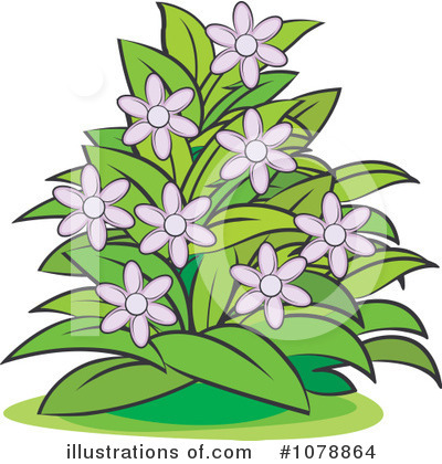 Royalty-Free (RF) Flowers Clipart Illustration by Lal Perera - Stock Sample #1078864