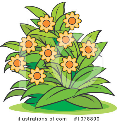 Royalty-Free (RF) Flowers Clipart Illustration by Lal Perera - Stock Sample #1078890