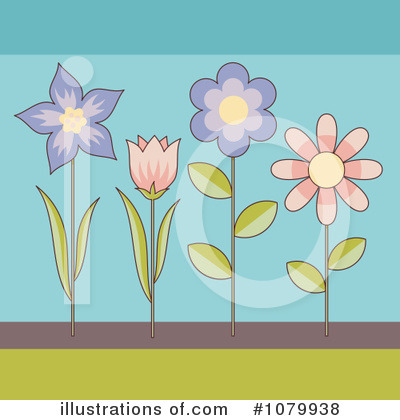 Royalty-Free (RF) Flowers Clipart Illustration by Any Vector - Stock Sample #1079938