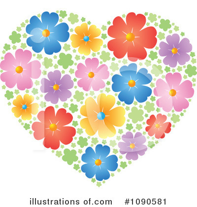 Royalty-Free (RF) Flowers Clipart Illustration by visekart - Stock Sample #1090581